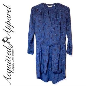 Rebecca Taylor | NWOT Floral Silk Shirt Dress